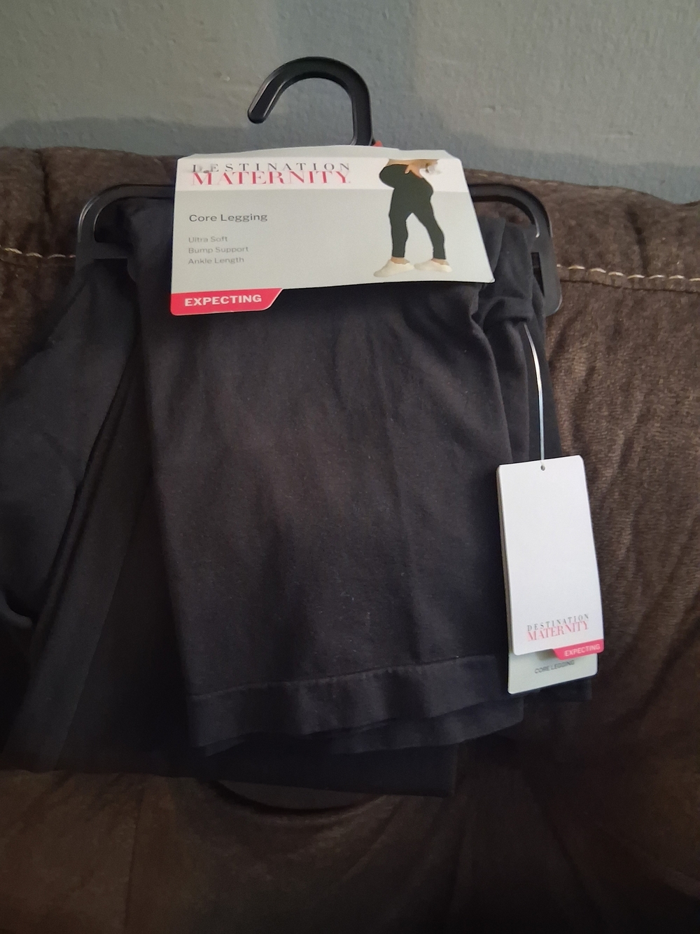 Destination Maternity Core Black Maternity Leggings